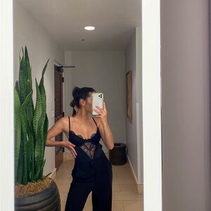 Peppermayo Black Lace Bodysuit